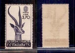 Colonie - Africa Orientale Italiana - 1938 - 3,70 Lire (17) - Gomma Integra (225) - Otros & Sin Clasificación
