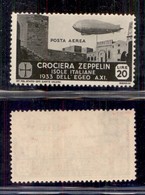 Colonie - Egeo - 1933 - 20 Lire Zeppelin (27 - Aerea) - Gomma Integra (450) - Other & Unclassified