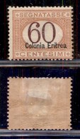 Colonie - Eritrea - 1926 - 60 Cent (25 - Segnatasse) - Gomma Originale (250) - Other & Unclassified