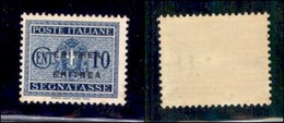 Colonie - Eritrea - 1934 - Segnatasse - 10 Cent (27b) Con Doppia Soprastampa - Molto Bello (750) - Other & Unclassified