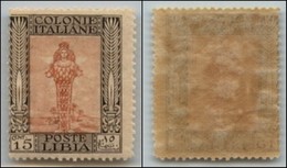 Colonie - Libia - 1921 - 15 Cent Pittorica (25) - Gomma Integra (500) - Other & Unclassified