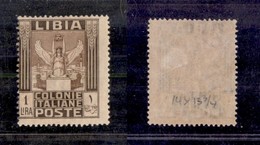 Colonie - Libia - 1921 - 1 Lira Pittorica (30) - Gomma Originale (160) - Other & Unclassified