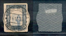 Colonie - Libia - 1924 - 25 Cent Pittorica (49f) Con Centro Molto Spostato In Basso (7 Mm.) Usato  A Luigi Razza (14.11. - Other & Unclassified