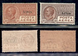 Colonie - Libia - 1928 - Posta Aerea (1/2) - Serie Completa - Gomma Integra (350) - Other & Unclassified