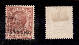 Colonie - Saseno - 1923 - 10 Cent Leoni (1) Usato (200) - Other & Unclassified