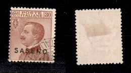 Colonie - Saseno - 1923 - 30 Cent Michetti (5) Usato (200) - Other & Unclassified