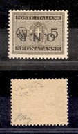 RSI - G.N.R. Verona - 1944 - GNR Verona - Segnatasse - 5 Cent (47a) Con Soprastampa Capovolta - Gomma Integra - Oliva (3 - Altri & Non Classificati