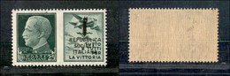 RSI - 1944 - Propaganda - 25 Cent Aviazione (27A) Con Soprastampa Sulla Vignetta - Gomma Integra (450) - Other & Unclassified