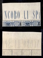 RSI - 1944 - Pacchi Postali - 10 Cent (37 + 37a) In Coppia Con Le Diverse Soprastampe (lunga + Corta) - Gomma Integra (3 - Altri & Non Classificati