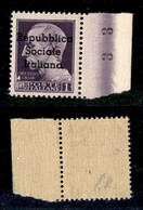 Emissioni Locali - Teramo - 1944 - 1 Lira (8) Bordo Foglio - Gomma Integra - Leggera Piega D'angolo In Alto A Sinistra ( - Autres & Non Classés