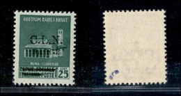 C.L.N. - Barge - 1945 - 25 Cent (3) - Gomma Integra (250) - Altri & Non Classificati