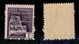 C.L.N. - Imperia - 1945 - 1 Lira (8dc) Senza Trattino Dopo 4 - Gomma Integra (210) - Other & Unclassified