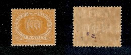 San Marino - Posta Ordinaria - 1877 - 5 Cent Giallo Stemma (2) - Discretamente Centrato - Nuovo Con Gomma (240++) - Other & Unclassified