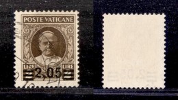 Vaticano - Posta Ordinaria - 1934 - 2,05 Su 2 Lire Provvisoria (37) - Usato - Sonstige & Ohne Zuordnung