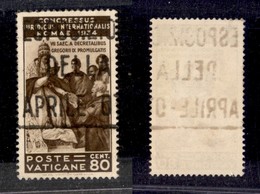 Vaticano - Posta Ordinaria - 1935 - 80 Cent Congresso Giuridico (45) - Usato (60) - Andere & Zonder Classificatie