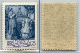 Vaticano - Posta Ordinaria - 1943 - 1,25 Lire (82 - Varietà) - Tassello Del Valore Spostato A Destra - Gomma Integra - N - Autres & Non Classés
