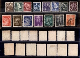 Vaticano - Posta Aerea - 1938/1947 - Aerea - Soggetti Vari (1/15) - 2 Serie Complete Del Periodo - 15 Valori Usati (34) - Andere & Zonder Classificatie