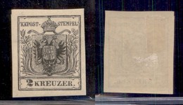 AUSTRIA - 1850 - Ristampe - 2 Kreuzer (2) - Gomma Originale - Andere & Zonder Classificatie