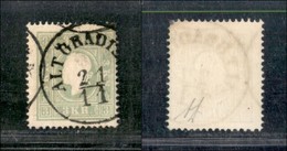 AUSTRIA - 1859 - 3 Kreuzer Verde (12/II) - Usato -Diena (180) - Andere & Zonder Classificatie