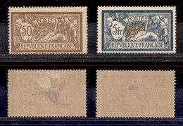 FRANCIA - 1900 – 50 Cent + 5 Franchi (Unif. 120+123) – Gomma Originale - Other & Unclassified