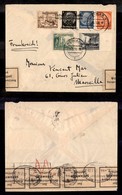 GERMANIA - Busta Da Weimar A Marsiglia Del 25.2.38 (594/596+483+485+488) - Other & Unclassified