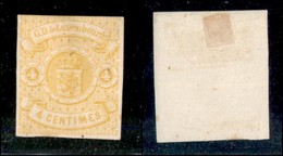 LUSSEMBURGO - 1859 - 4 Cent Stemma In Cerchio (5) - Nuovo (220) - Other & Unclassified