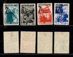 OLANDA - 1932 - Turismo (249/252) - Serie Completa - Nuovi Con Gomma - Leggere Pieghe (110) - Altri & Non Classificati