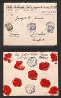 PORTOGALLO - 1933 - Busta Da Trancoso A Basilea Del 6.2.33 - Valore Dichiarato Per 150 Scudi (530 + 544x2) - Altri & Non Classificati