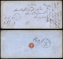 CANADA - Busta Da Toronto A Frelighsburg Del 13.3.1857 - Other & Unclassified