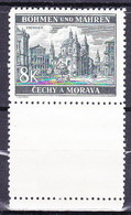 Boheme Et Moravie 1940 Mi 59 Zf (Yv 58 Avec Vignette), (MNH)** - Unused Stamps