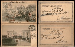 GIAPPONE - 1904/1905 – Due Cartoline Da Nagasaki Per Modena - Altri & Non Classificati