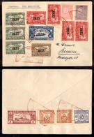 PARAGUAY - 1936 – Zeppelin – Valori Soprastampati + Complementari – Busta Per Brumen - Other & Unclassified