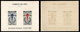 PERU' - 1960 – Foglietto Olimpiadi Di Roma (BF1) – Gomma Integra - Other & Unclassified