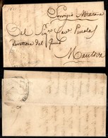 VARIE - Regno D'Italia - Mantova 18.2.1811 - Commissario Di Guerra Fontana - Sigillo Su Lettera Per Città - Otros & Sin Clasificación