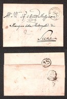 VARIE - Castagneto (12 Agosto 1852) – Lettera Per Siena – Tassata - Altri & Non Classificati