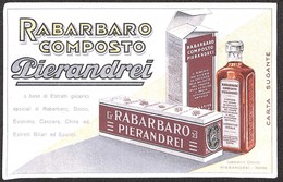 VARIE - Rabarbaro Composto Pierandrei – Carta Sugante (14x21) - Andere & Zonder Classificatie