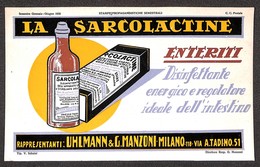 VARIE - La Sarcolactine – Cartoncino Pubblicitario (21x13) - Altri & Non Classificati