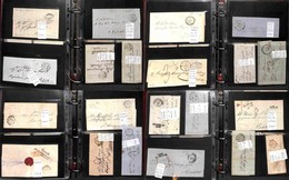 LOTTI E COLLEZIONI - TOSCANA - Storia Postale - 1852/1867 - Collezione In 3 Album Di 310 Lettere In Franchigia Degli Uff - Otros & Sin Clasificación