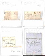 LOTTI E COLLEZIONI - TOSCANA - Strade Ferrate - 1849/1862 - 108 Lettere Con Annulli Del Periodo Montate In 2 Album - Mer - Andere & Zonder Classificatie