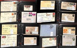 LOTTI E COLLEZIONI - REGNO - 1889/1982 - Lotto Di Oltre 120 Lettere E Cartoline Con Varie Affrancature Per La Maggior Pa - Other & Unclassified