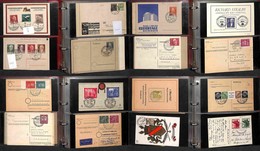 LOTTI E COLLEZIONI - GERMANIA - 1935/1987 - Insieme Di Cartoline Anche Commemorative Con Affrancature Del Periodo (Reich - Altri & Non Classificati