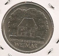 GERMANY ALLAMAGNE ALEMANHA 5 MARK 1982 Goethe's Weimar Cottage MTG 196 000-134 - 5 Marcos