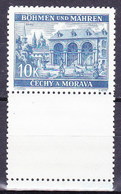 Boheme Et Moravie 1940 Mi 60 Zf (Yv 59 Avec Vignette), (MNH)** - Unused Stamps