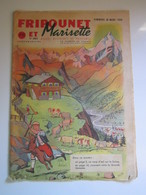 Magazine Hebdomadaire FRIPOUNET ET MARISETTE 1958 - N° 13  (En L'état) - Fripounet