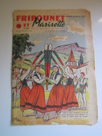 Magazine Hebdomadaire FRIPOUNET ET MARISETTE 1958 - N° 29  (En L'état) - Fripounet