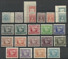 POLEN Poland 1922 Ostoberschlesien Michel 1 - 20 MNH/MH Some Are Signed - Silésie