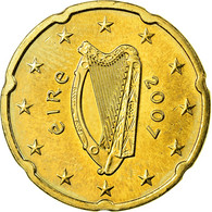 IRELAND REPUBLIC, 20 Euro Cent, 2007, SUP, Laiton, KM:48 - Irlanda