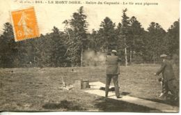 N°73585 -cpa Le Mont Dore -le Tir Aux Pigeons- - Shooting (Weapons)