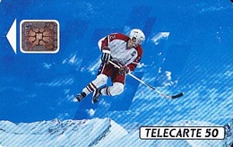 FRANCE  Télécarte   XVIème J.O. D' Hiver  Hockey Sur Glace  SC4 De 50 Unités De 10.1991 Tirage 4k. Ex. - Olympische Spelen