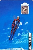 FRANCE  Télécarte   XVIème J.O. D' Hiver  Saut à Ski    SC4 De 50 Unités De 08.1991 Tirage 4k Ex. - Jeux Olympiques